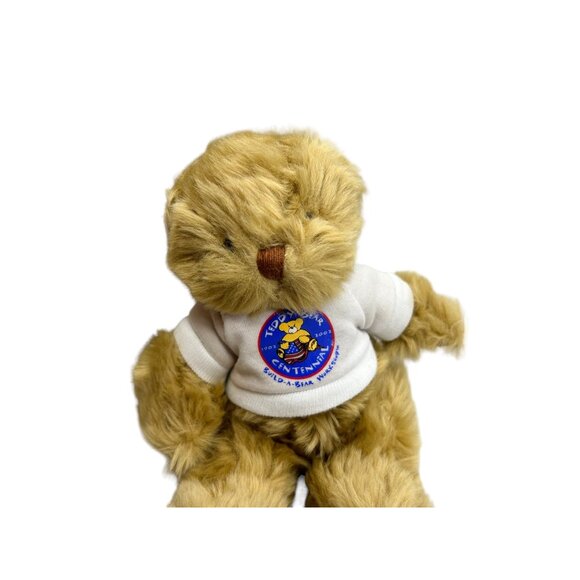 Vintage Build A Bear 6" Centennial Bear Limited Edition 2002 With T-Shirt - Picture 4 of 10